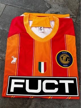 FUCT Orange Keeper’s Alternate Football Jersey Inter 90s
